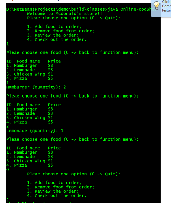 This program is a java program where the main point is to