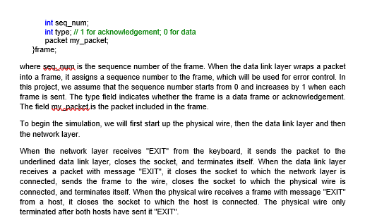 the instructor A. Project Description This project will simulate the layered structure