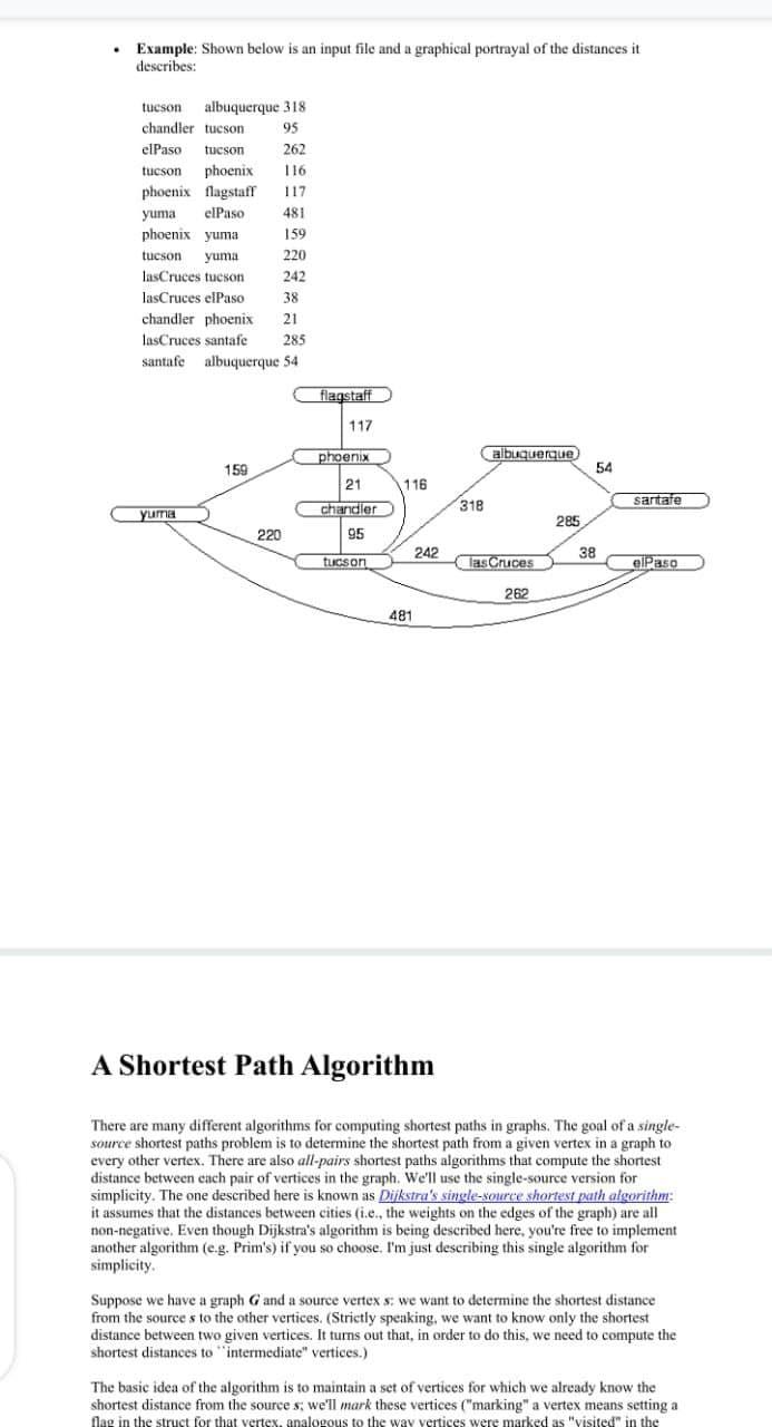 is to to work with linked lists, memory allocation, representing a graph