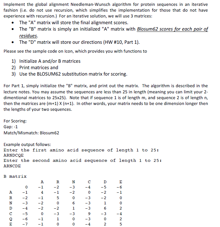 MATLAB BIOINFORMATICS HOMEWORK HELP NEED HELP WITH PART 2 MAINLY. start code