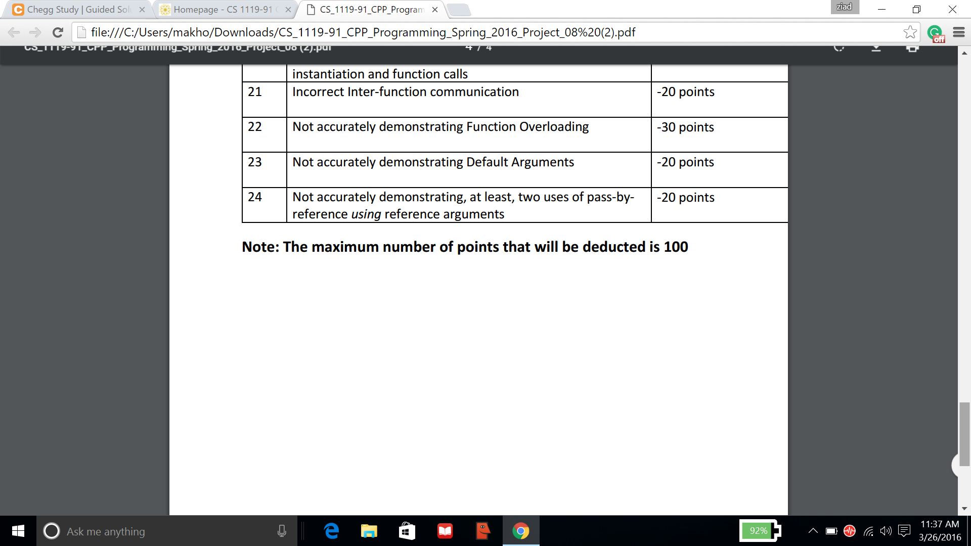 project into 3 files 1) interface.h 2) implementation.cpp 3) testing.cpp the testing