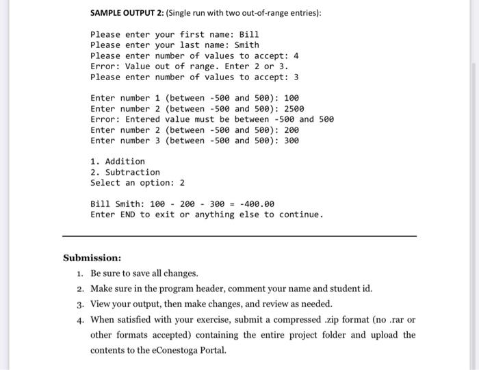 allow a user to enter either 2 or 3 values in a
