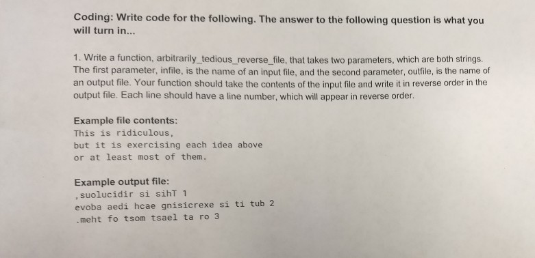  This is for python. Coding: Write code for the following. The