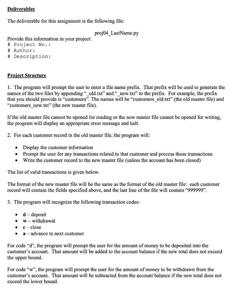 handling. Use string slicing, operations, searching, testing, and manipulation. Use functions, parameter-passing,