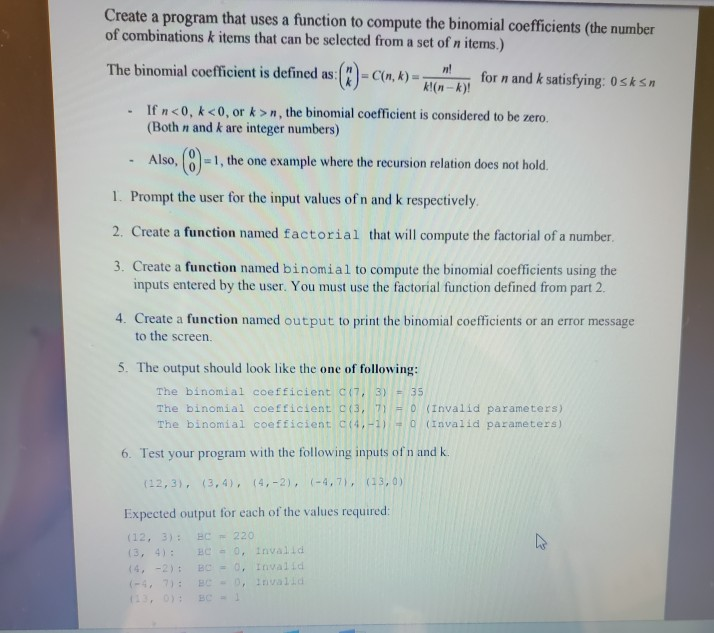 C++ language only functions please do not use Array Create a program