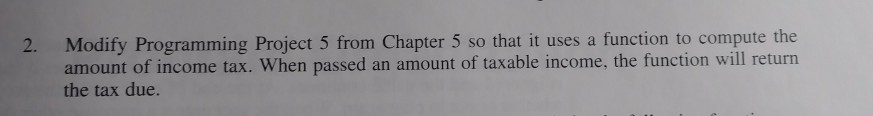 one state, single residents are subject to the following income tax: Income