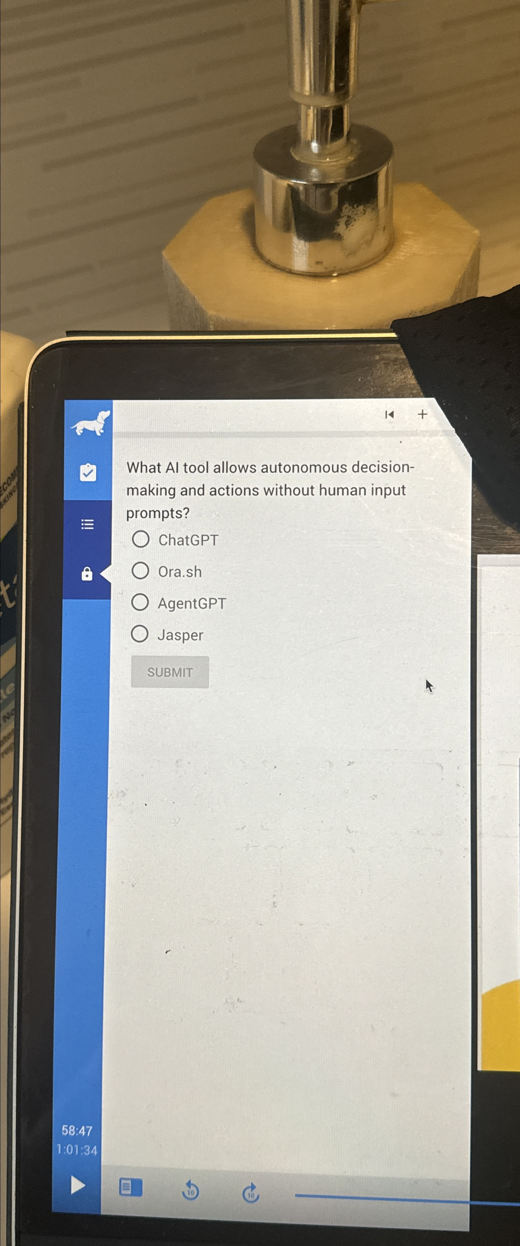  What Al tool allows autonomous decisionmaking and actions without human input