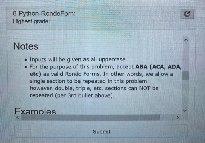 not. Here are the rules for valid Rondo forms: Rondo forms always