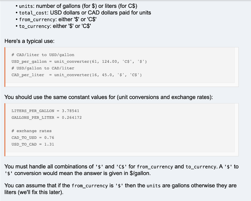 below. Currency and Unit Conversion PETRO CANADA 153.4 libre-service The Currency/Volume Converter