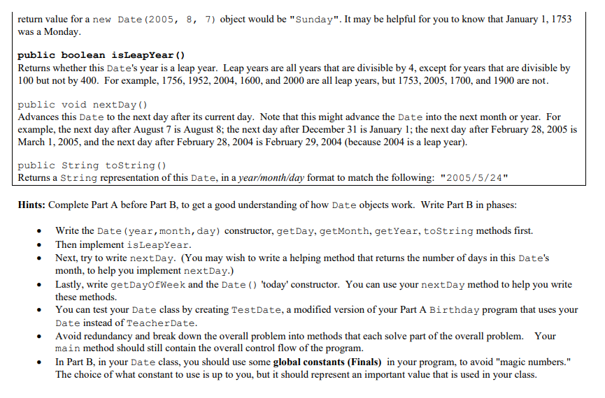 java/io/PrintStream print (Ljava/lang/String;)V ! nextInt ()I # TeacherDate " % & (III)V