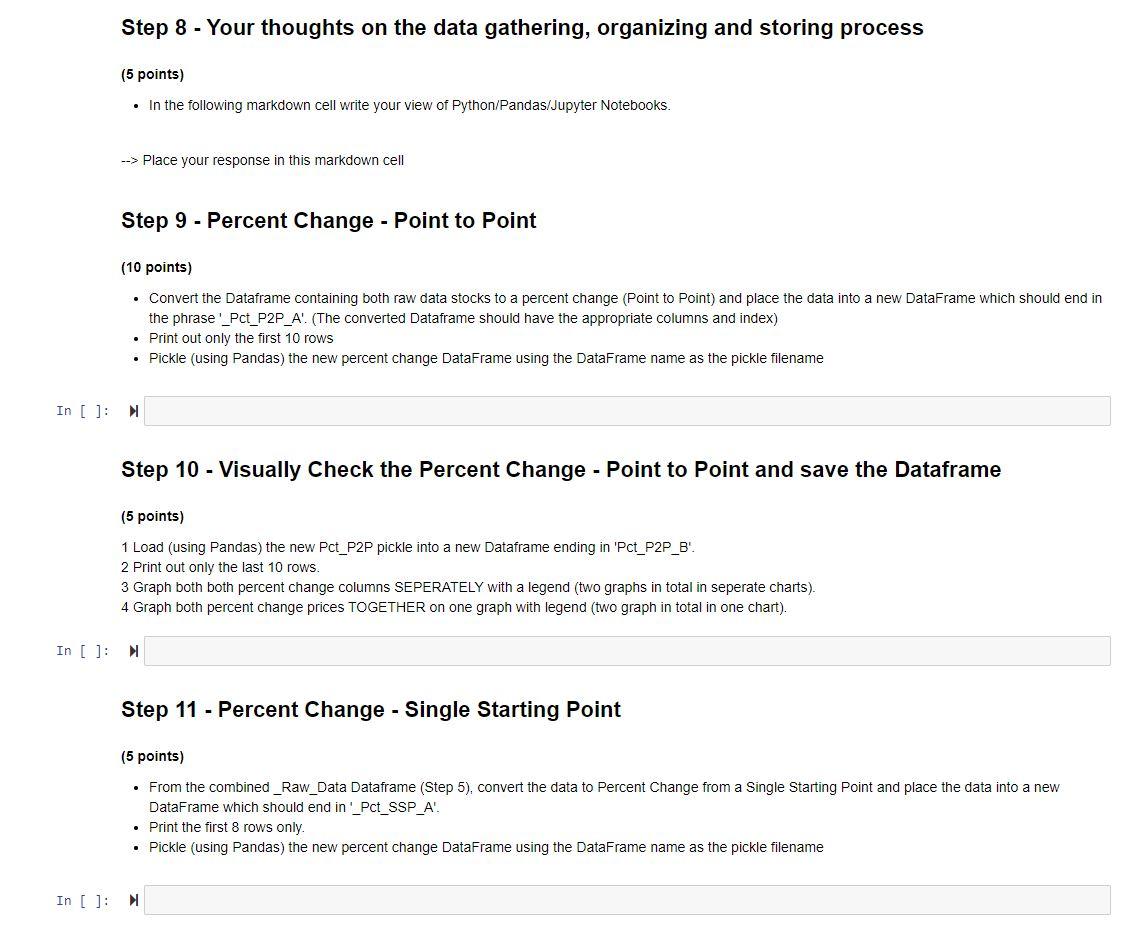 following cell (Non-used imports will be penalized) In [ ]: Step 2