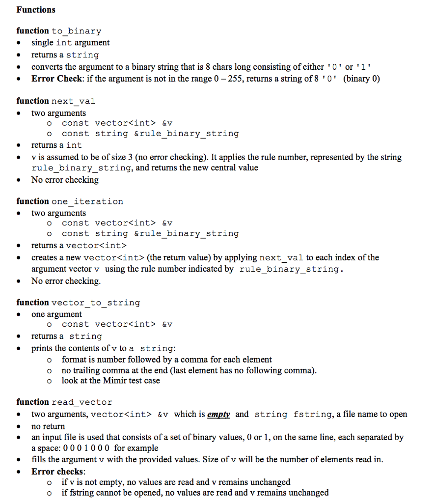 string &binary_rule_string); vector one_iteration(const vector &v, const string &binary_rule_string); string vector_to_string(const vector