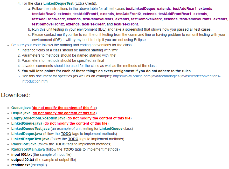 { /** * The method adds the specified element to the tail/rear/last