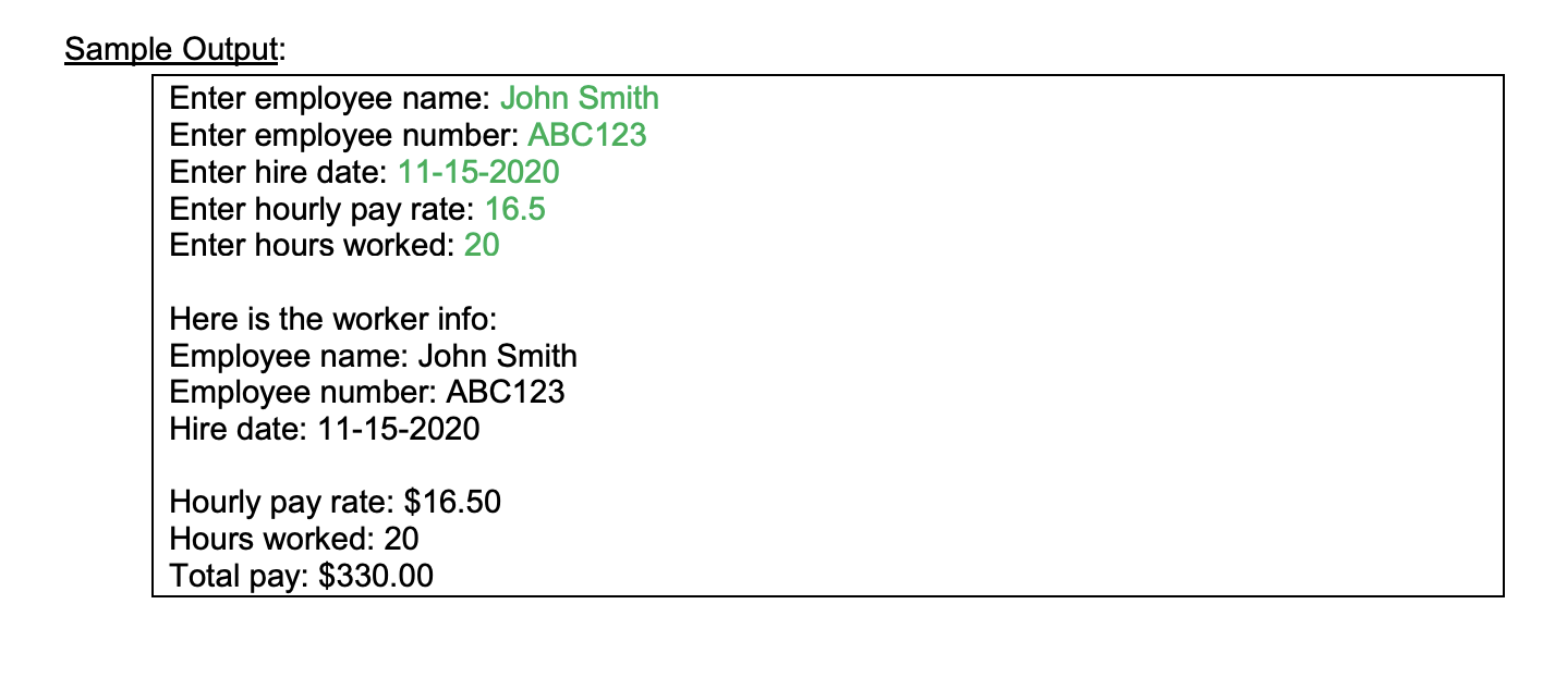 Program in PYTHON 3.9 Problem Statement Design a class named Employee. The