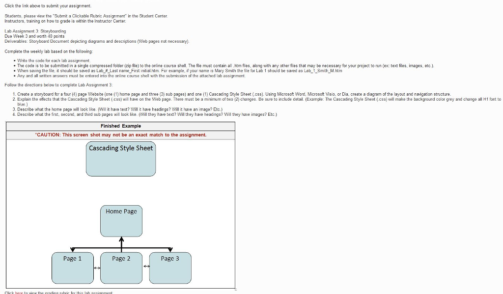 Click the ink above to submit your assignment Studants, please view