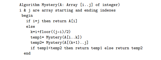  Use the Recursion Tree Method to determine the precise mathematical expression