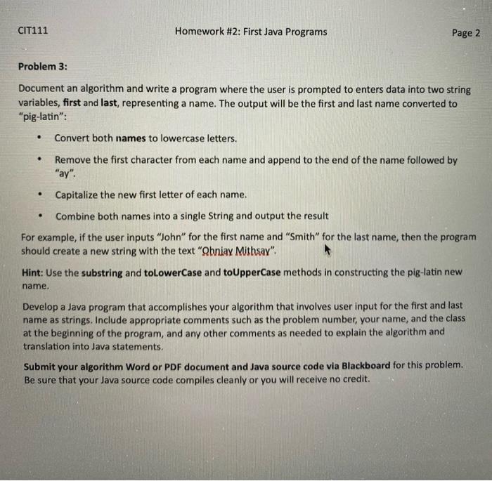 CIT-11 HW#2, Do not worry about the code, jusst the algorithem documentation