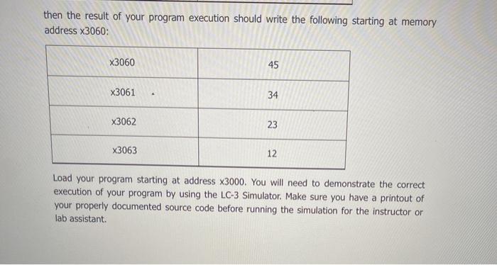 Instructions: PC-Relative Ad- dressing Mode Submit Assignment Due Wednesday by 7:10pm Points