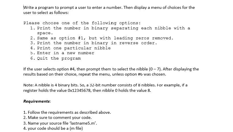  Write a program to prompt a user to enter a number.