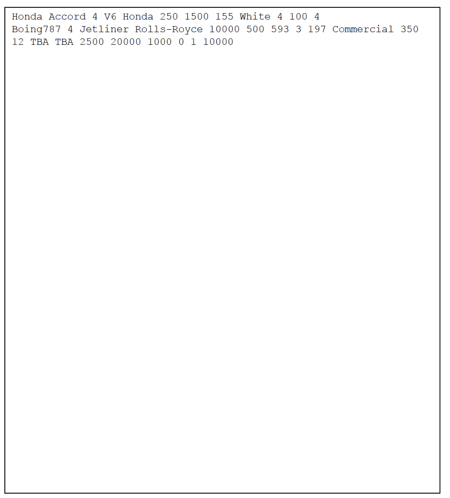 into your program as argument 3, argv[3]. And the number of objects