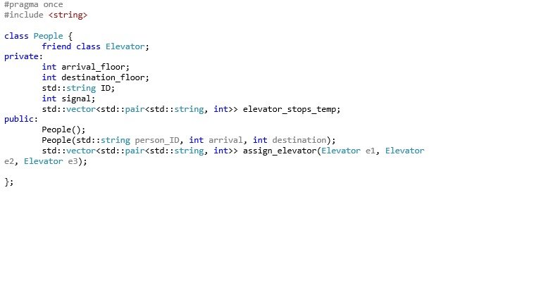  this is the c++ header file code. this code is the