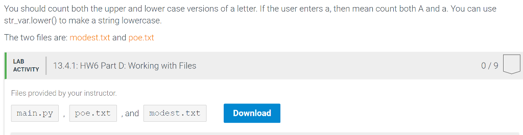 text file to open A letter to search for A position to