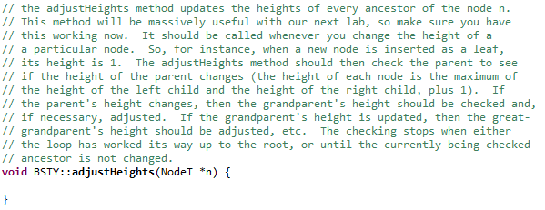  BSTY::BSTY() { root = NULL; } #include "BSTY.hpp" #include #include #include