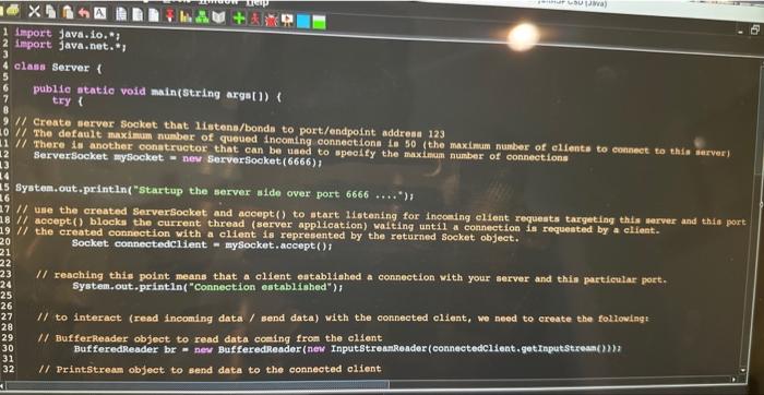 the client, you can start writing some statements, and on clicking enter,