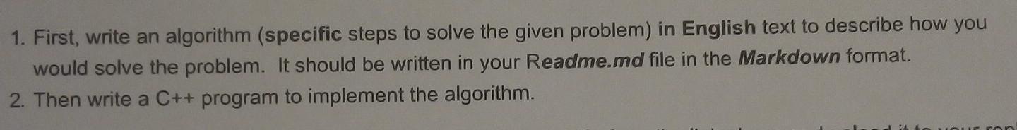 c++ language sample dictWords.txt 1. First, write an algorithm (specific steps to