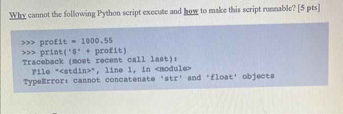  Why cannot the following Python script execute and how to make