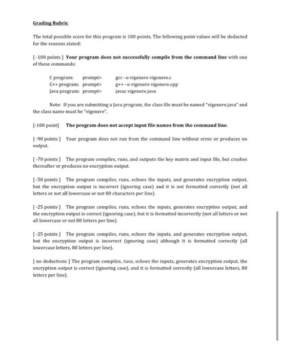 storing the encryption key and the file to be encrypted. The program
