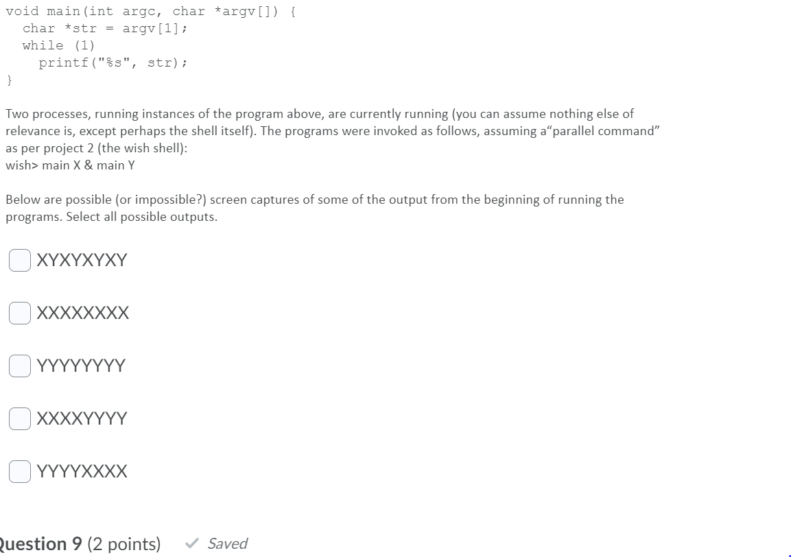 undefined void main(int argc, char *argv[]) { char *str = argv[1]; while