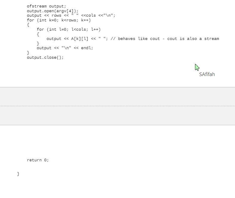 can assume the matrices to be square. Compare the time to multiply