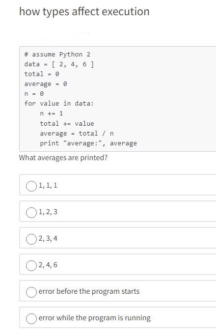Python, and your Java code needed to make all the assumptions below,