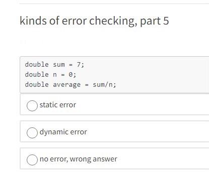 checked by the Java compiler? person must be an object with age