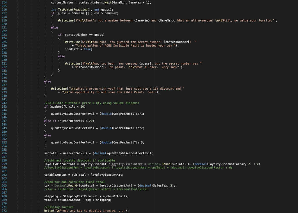 notes Good coding practice, including adherence to standards, is important. Penalties for