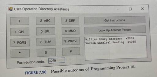  How do you make the visual interface using the code thats