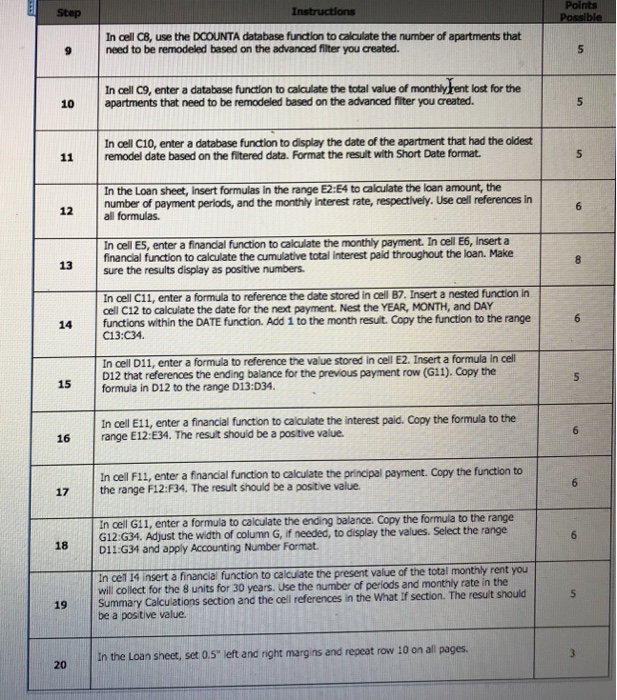 you are required to perform the following tasks: tep Open exploring e07