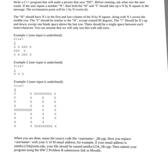 write a C++ program that will make a picture that says