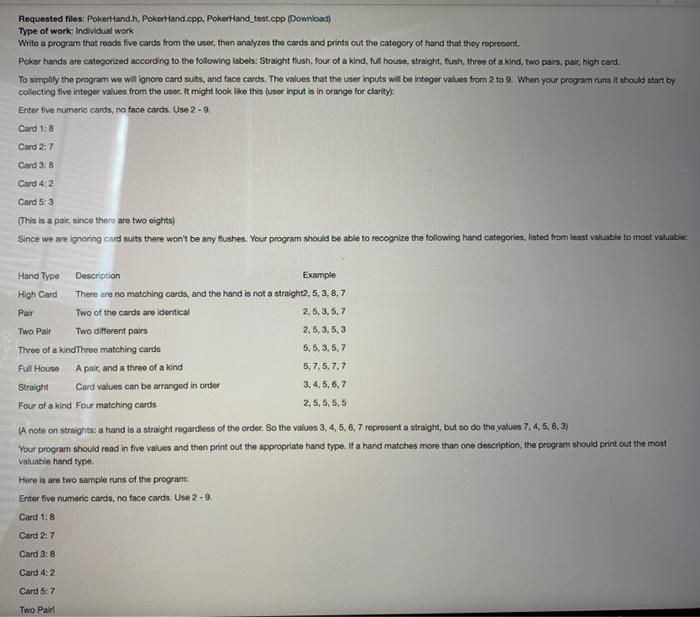 //check if the cards contains fourofkindornot 31 //by calling the function 32