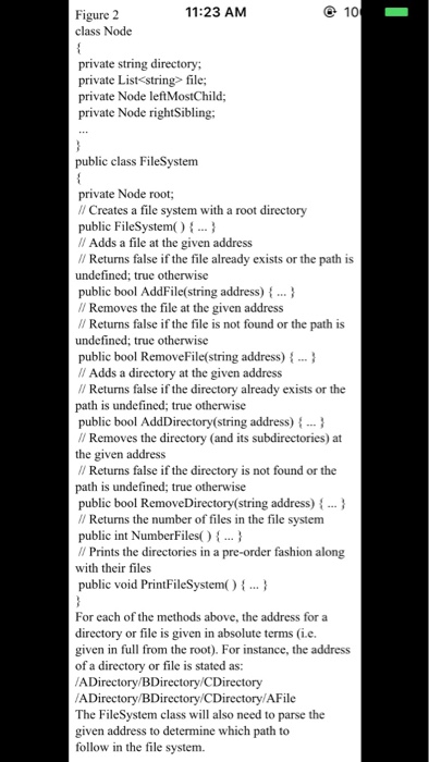  The common computer file system is like a tree where each