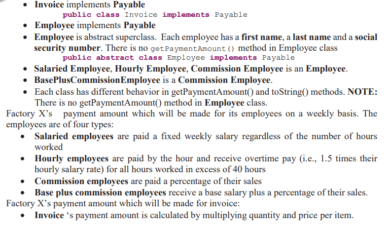 private and reach them just using get/set methods) and inheritance practice in