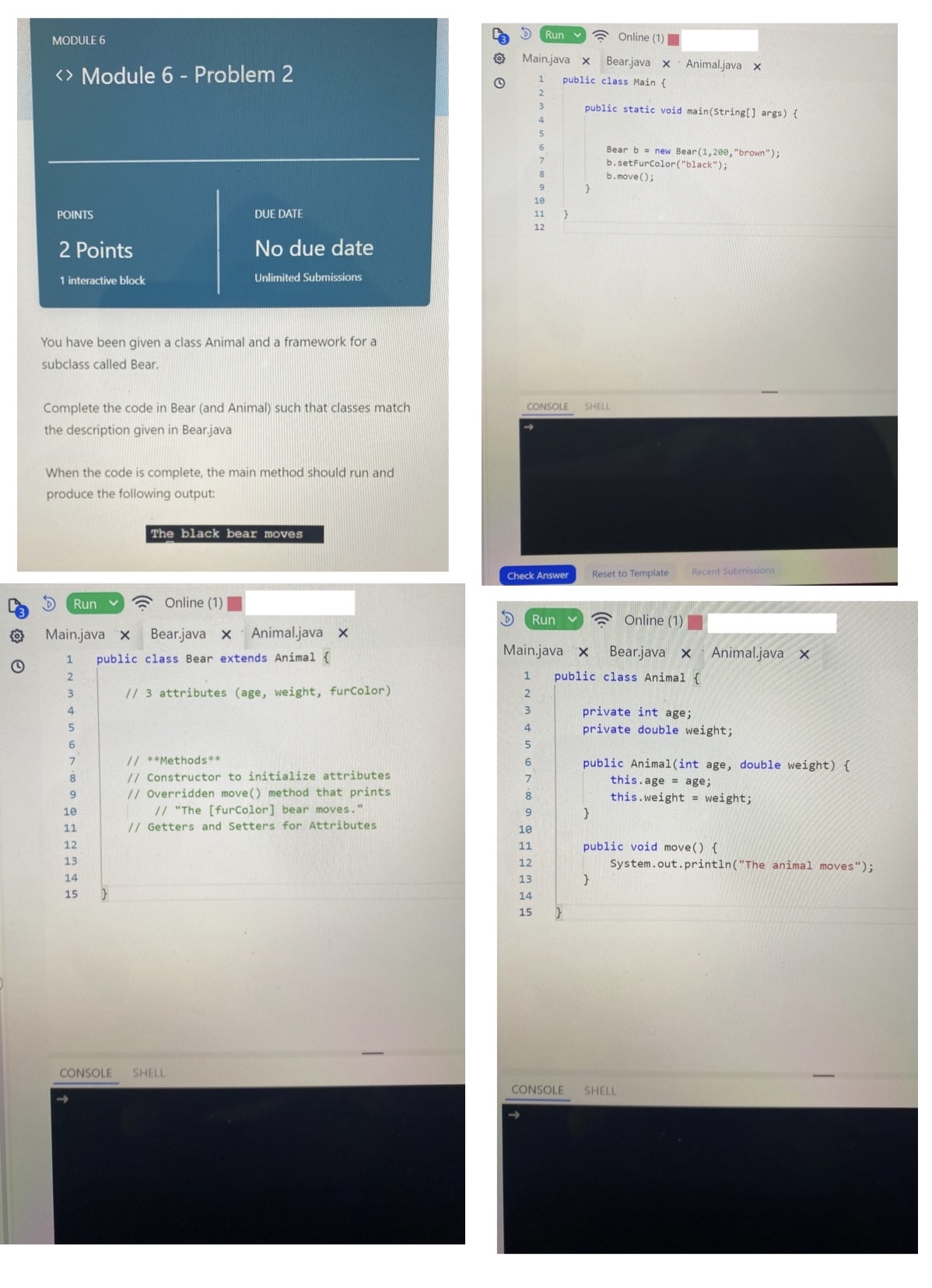  I will upvote if code is correct and runs properly, thank