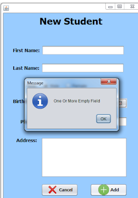 database by another group member. I really have no idea how to
