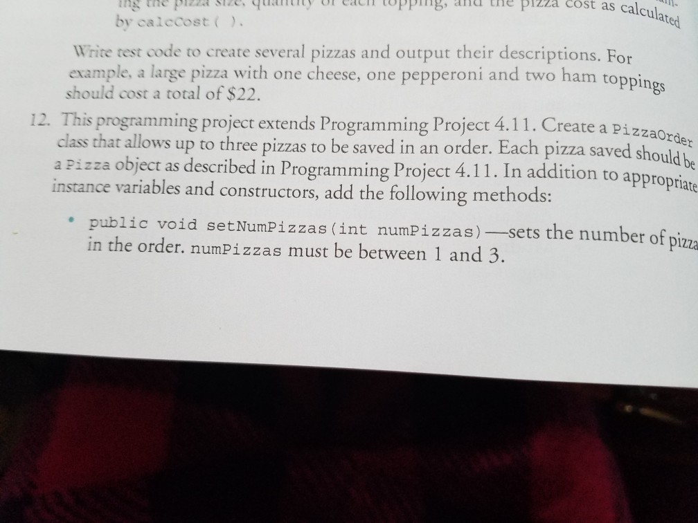 the previous steps.) Or Modify the main method in Display 4.16 to
