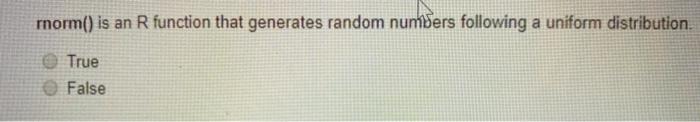  morm() is an R function that generates random numbers following a