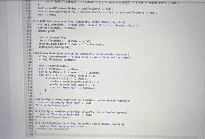 how my roster is sorted and then print out the class summary