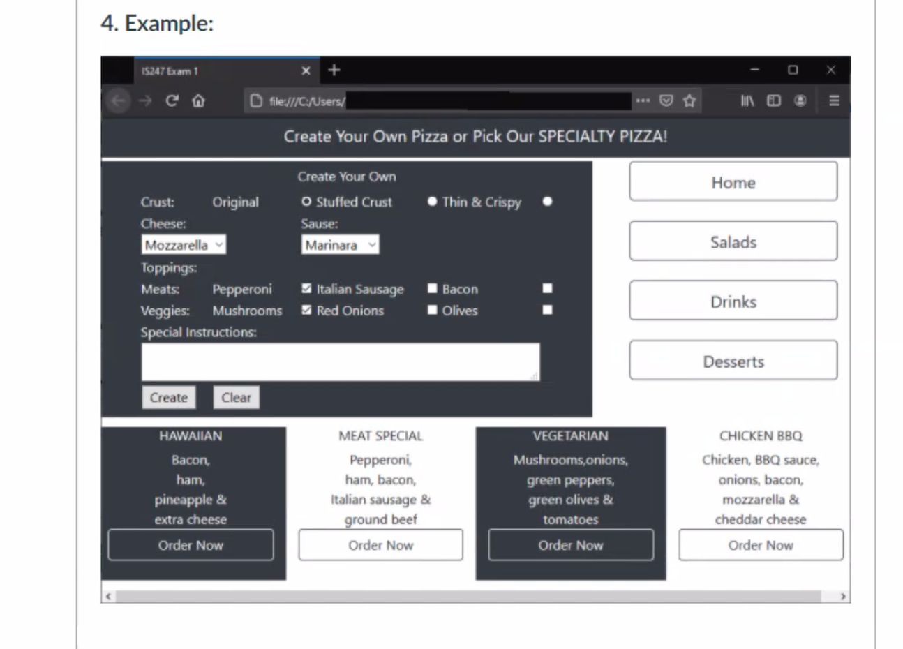 Please answer based on BootStrap method 1. Webpage structure and name: Home.html