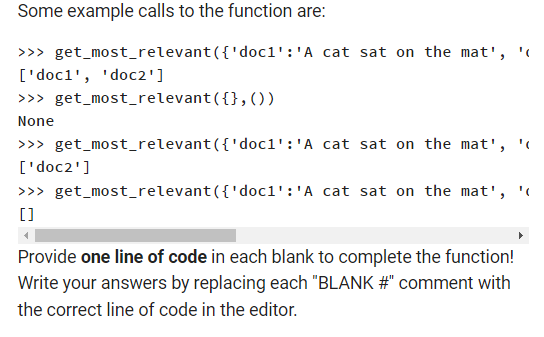 of a dictionary (keys and values are both strings) and query in