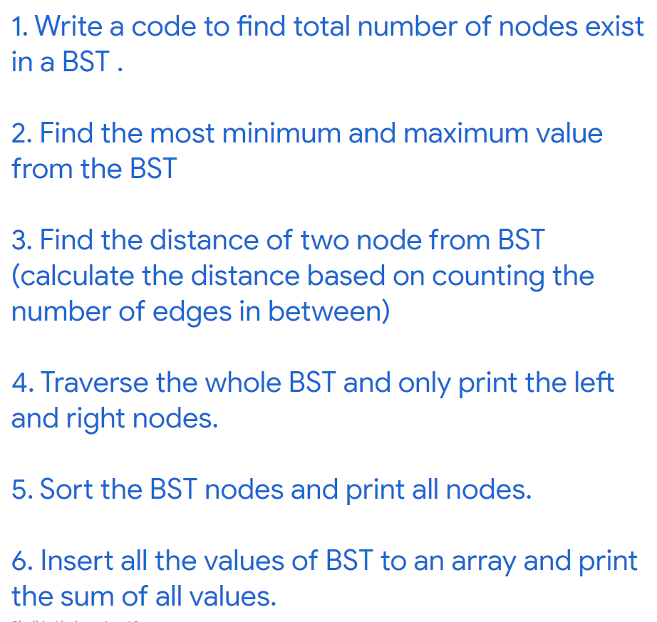  Have to be done in C++ 1. Write a code to